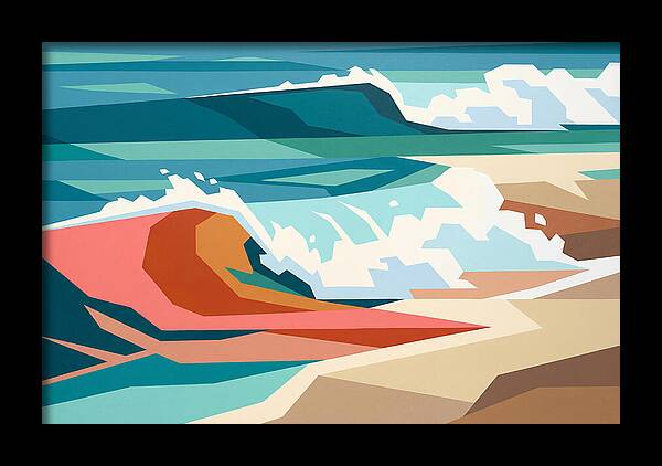 Crashing Waves In Color