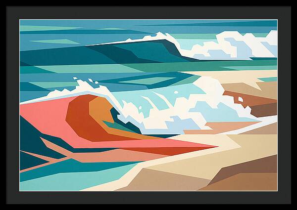 Crashing Waves In Color