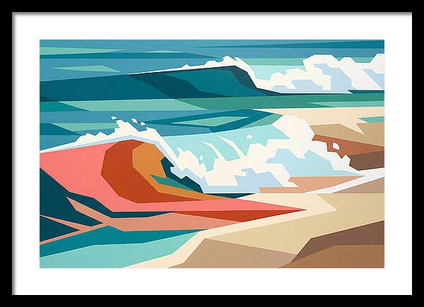 Crashing Waves In Color