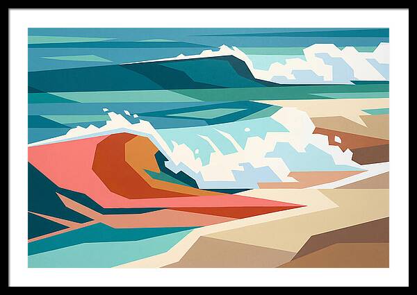 Crashing Waves In Color