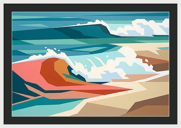 Crashing Waves In Color