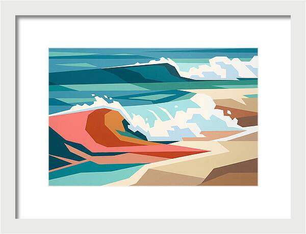 Crashing Waves In Color