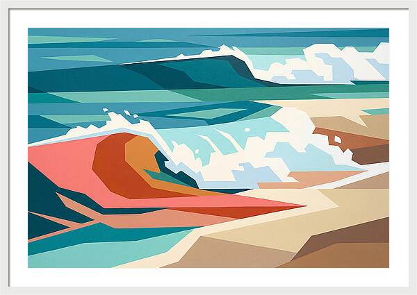 Crashing Waves In Color