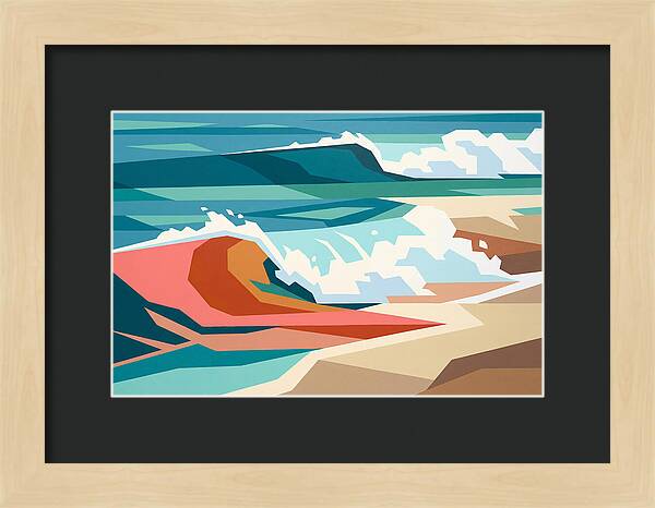 Crashing Waves In Color