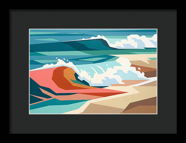 Crashing Waves In Color