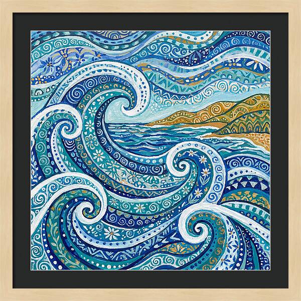 Crashing Waves In Folk Style