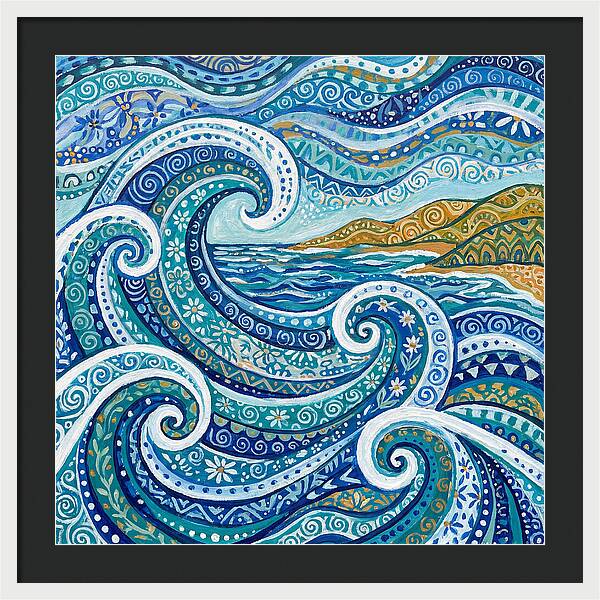 Crashing Waves In Folk Style