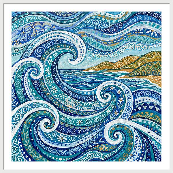 Crashing Waves In Folk Style