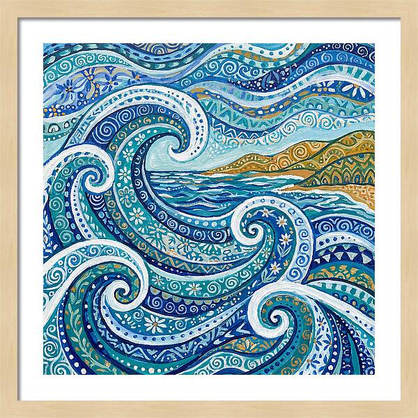 Crashing Waves In Folk Style