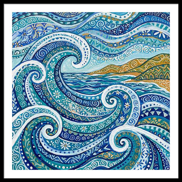 Crashing Waves In Folk Style
