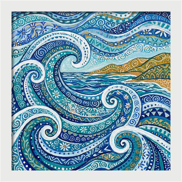 Crashing Waves In Folk Style