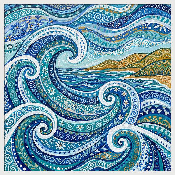 Crashing Waves In Folk Style