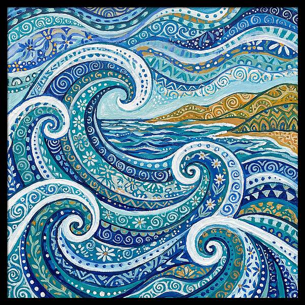 Crashing Waves In Folk Style