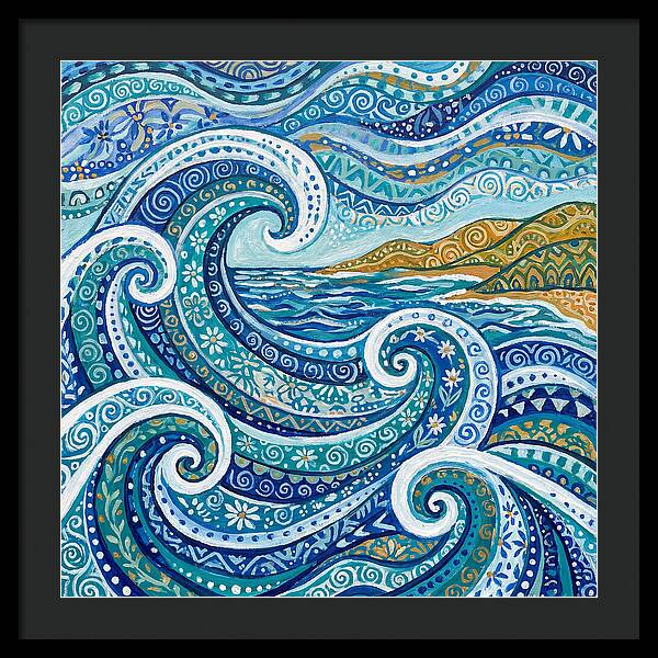 Crashing Waves In Folk Style