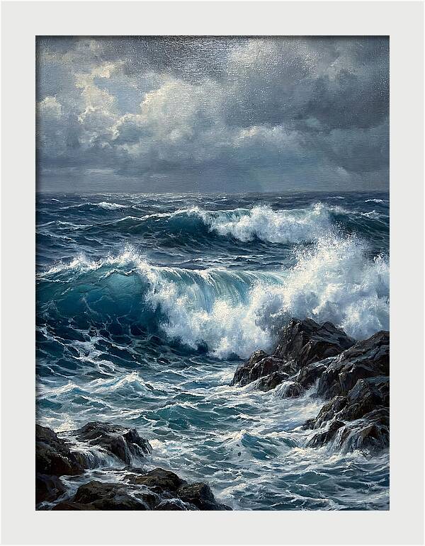 Crashing Waves In Realism
