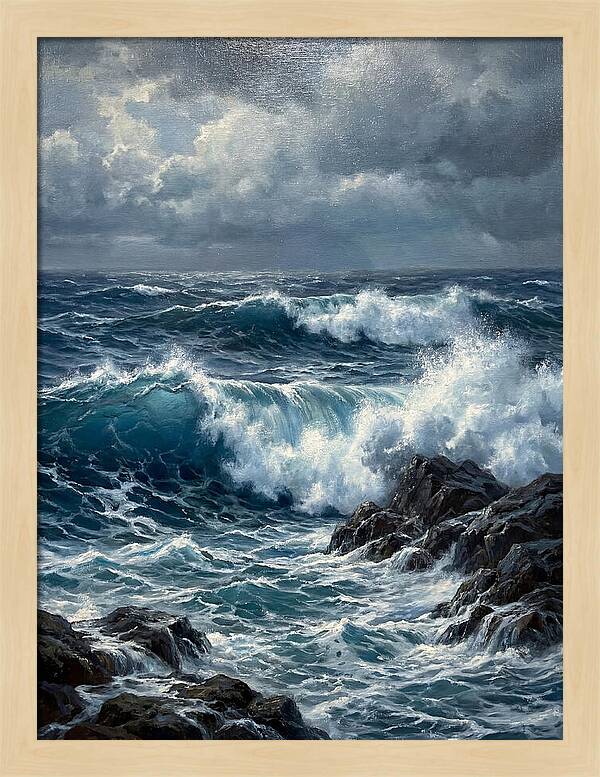 Crashing Waves In Realism