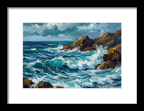 Crashing Waves Of The Mediterranean