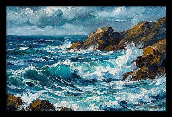 Crashing Waves Of The Mediterranean