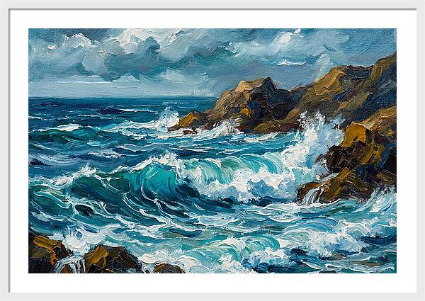 Crashing Waves Of The Mediterranean