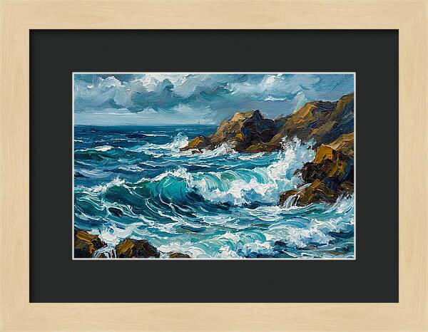 Crashing Waves Of The Mediterranean