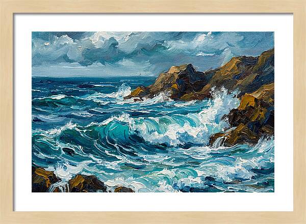 Crashing Waves Of The Mediterranean
