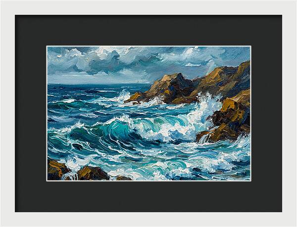 Crashing Waves Of The Mediterranean