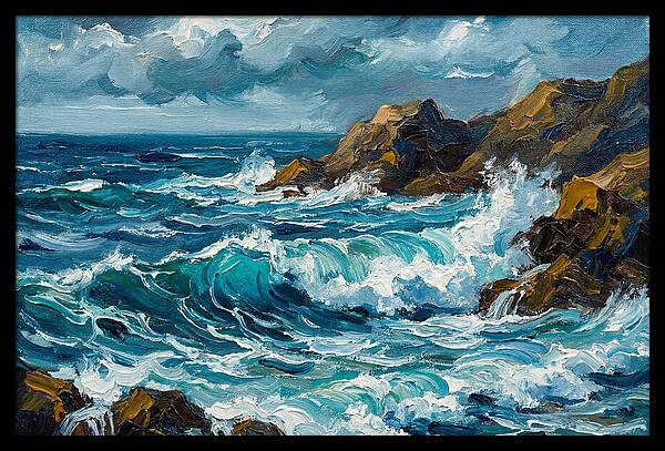 Crashing Waves Of The Mediterranean