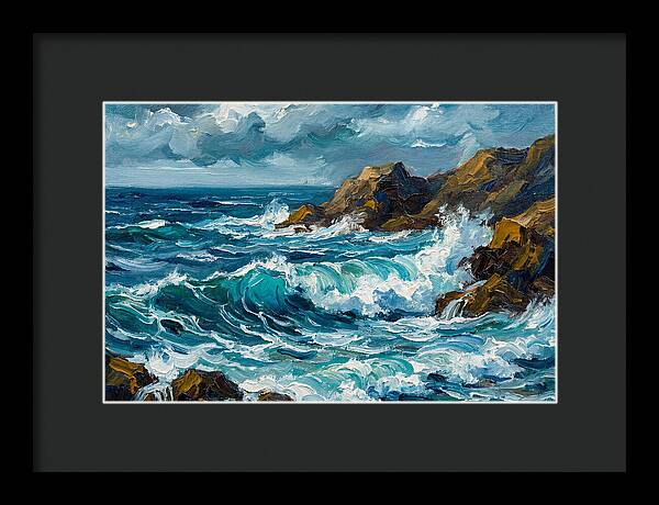 Crashing Waves Of The Mediterranean