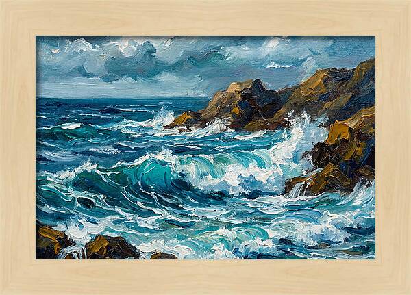 Crashing Waves Of The Mediterranean