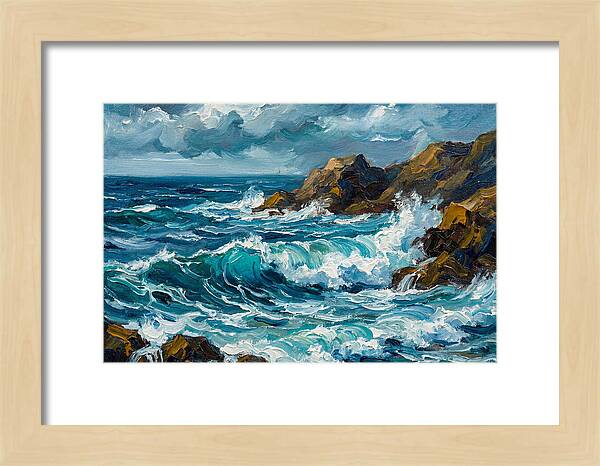 Crashing Waves Of The Mediterranean