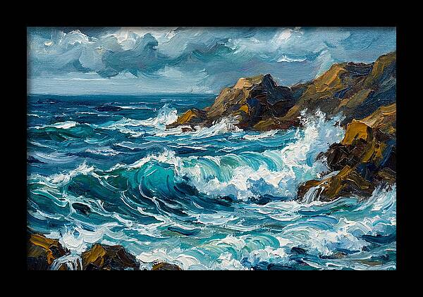 Crashing Waves Of The Mediterranean