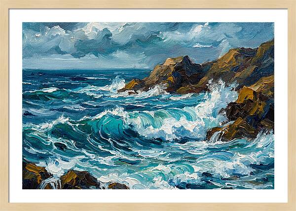 Crashing Waves Of The Mediterranean