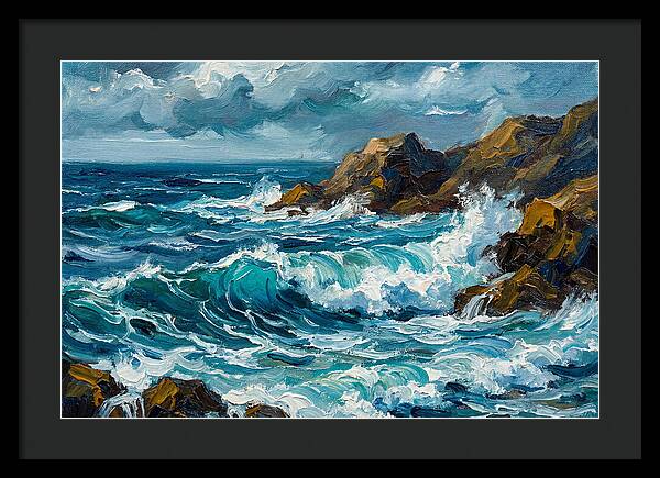 Crashing Waves Of The Mediterranean