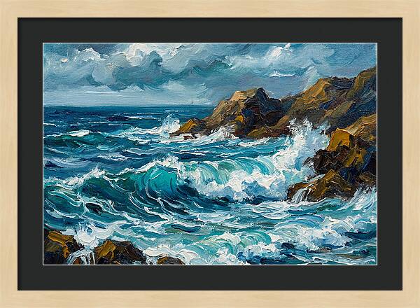 Crashing Waves Of The Mediterranean
