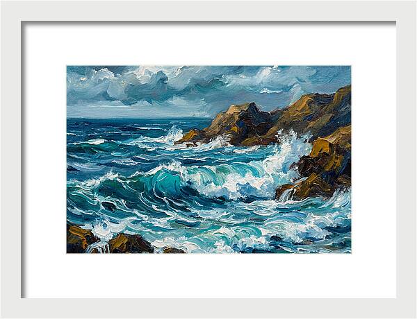 Crashing Waves Of The Mediterranean
