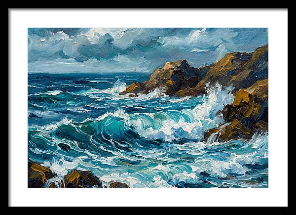 Crashing Waves Of The Mediterranean