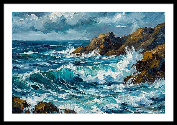 Crashing Waves Of The Mediterranean