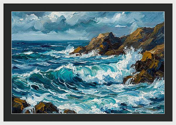 Crashing Waves Of The Mediterranean