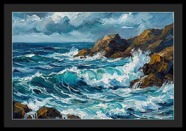 Crashing Waves Of The Mediterranean