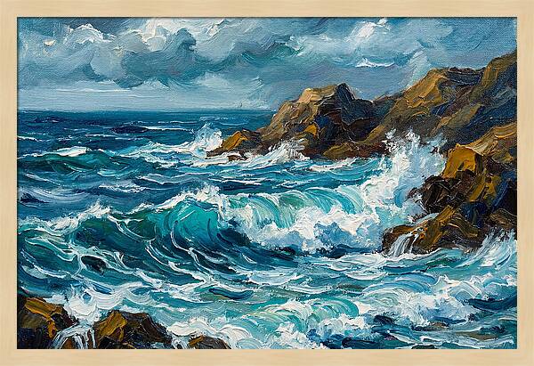 Crashing Waves Of The Mediterranean
