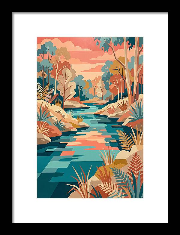 Creek Landscape Serenity