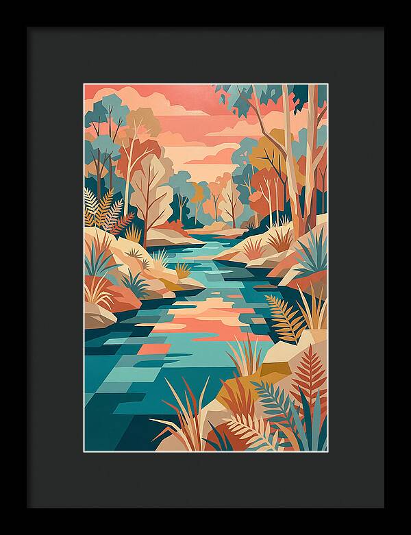 Creek Landscape Serenity