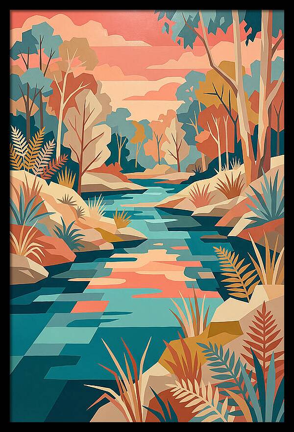 Creek Landscape Serenity