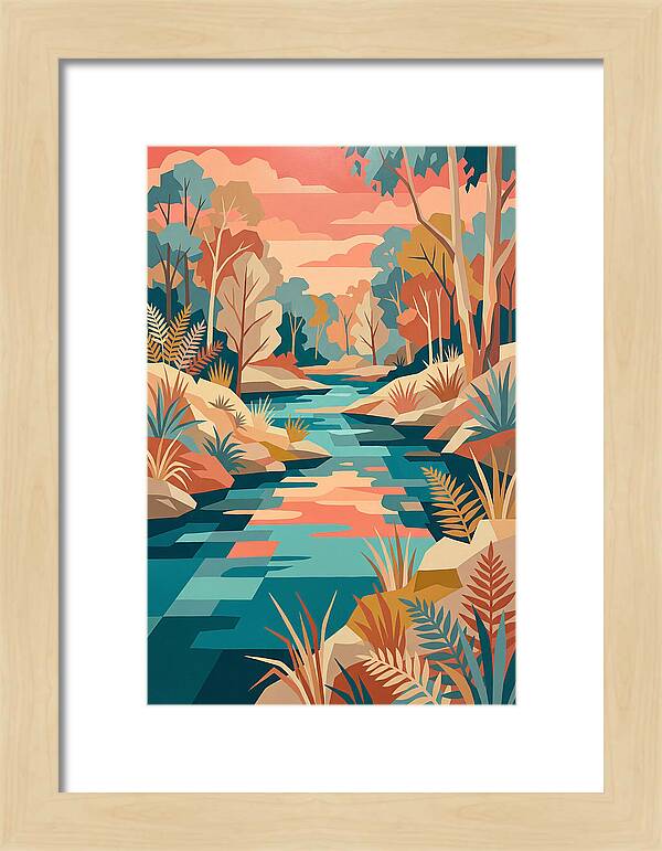 Creek Landscape Serenity