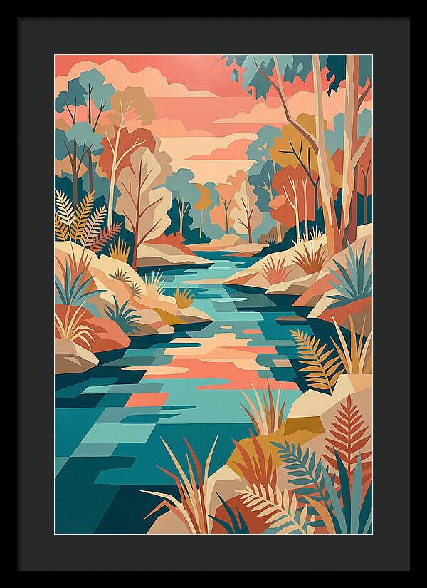 Creek Landscape Serenity