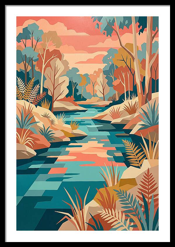 Creek Landscape Serenity