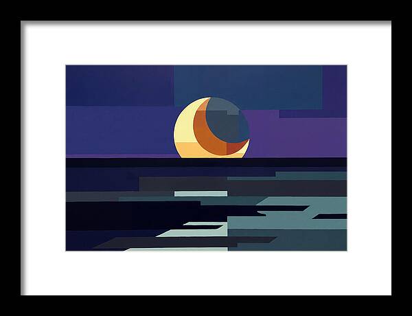 Crescent Earthshine Moon