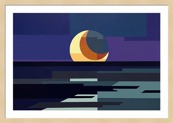 Crescent Earthshine Moon