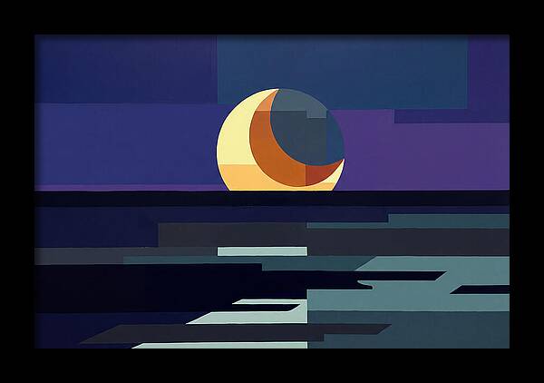 Crescent Earthshine Moon