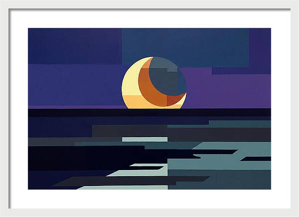 Crescent Earthshine Moon